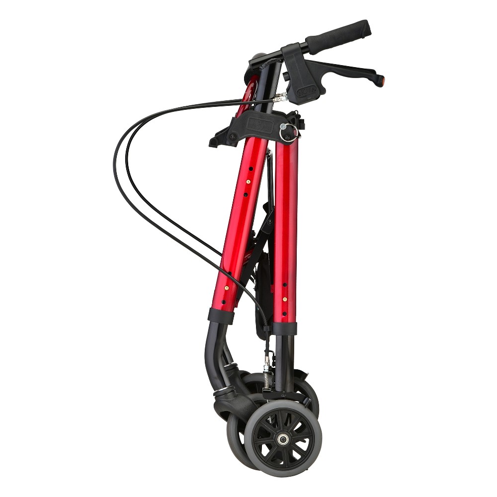 NEW STAR 6 PETITE ROLLATOR RED